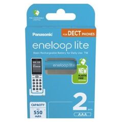 Panasonic Akumulator Lite AAA / R03 550mAh 2 szt.