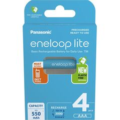 Panasonic Akumulator Lite AAA / R03 550mAh 4 szt.