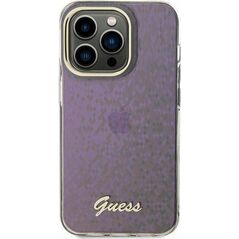 Guess Guess GUHCP15SHDECMP iPhone 15 6.1" różowy/pink hardcase IML Faceted Mirror Disco Iridescent
