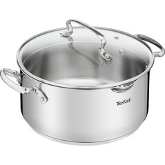 Tefal Garnek Duetto+ 24cm srebrny