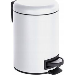Kosz na śmieci Wenko Kosz łazienkowy LEMAN MATT, pojemnik na śmieci, 3 l, WENKO