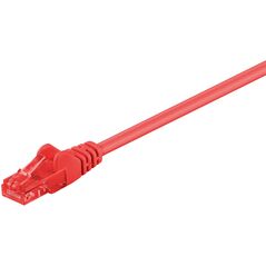 Goobay Kabel krosowy patchcord U/UTP kat. 6 CCA czerwony 0,25m (95254) 3340647 4040849952548