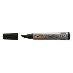 Bic marker permanent 2300 końcówka ścięta czarny 692748 3086129999736