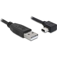 Kabel USB Delock USB-A - miniUSB 0.5 m Czarny (82680) 516454 4043619826803