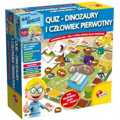 Lisciani Maly Geniusz, Quiz - Dinozaury i czlowiek pierwotny - P54374