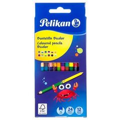 Pelikan Kredki dwustronne 12 sztuk - 255836 1693119 4012700700148