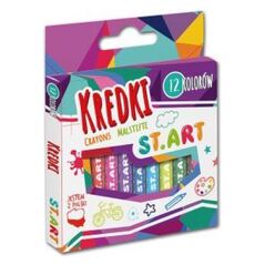 St. Majewski Kredki 12 kolorów ST.ART 1809170 5903235203619