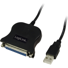 Kabel USB LogiLink USB-A - 1.8 m Czarny (UA0054A)