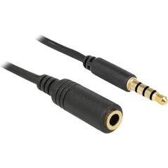 Kabel Delock Jack 3.5mm - Jack 3.5mm 2m czarny (84667) 748127 4043619846672