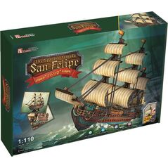 Cubicfun PUZZLE 3D Żaglowiec The Spanish Armada - T4017H