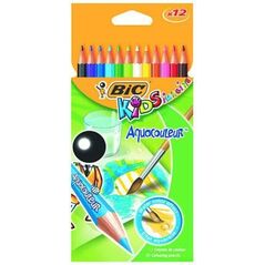 Bic KREDKI OŁÓWKOWE BIC KIDS AQUACOULEUR PUDEŁKO 12 SZT - 8575613 821878 3270220000280