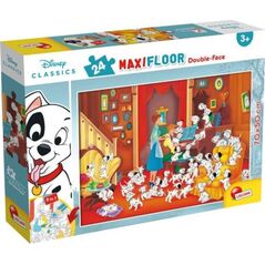 Lisciani Puzzle podłogowe dwustronne Maxi 24 Klasyka Disney