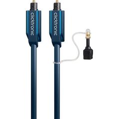 Kabel Clicktronic Toslink - Toslink 0.5m granatowy (70365)