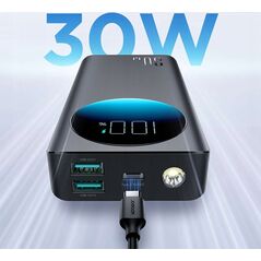 Powerbank Joyroom Joyroom JR-PBF02 30W 20000mAh + kabel USB-A - USB-C 0.25m czarny