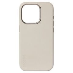 Decoded Decoded Leather Backcover for iPhone 15 Pro Clay
