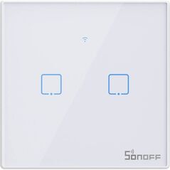 Sonoff Dotykowy włącznik światła WiFi + RF 433 Sonoff T2 EU TX (2-kanałowy) nowa wersja