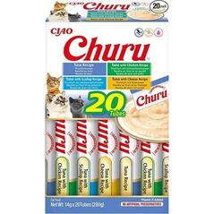 Inaba Foods INABA CHURU Varietes Tuńczyk -przysmak dla kota 20x14 g