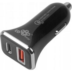 Ładowarka TB Ładowarka samochodowa uniwersalna USB A+C QC
