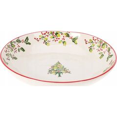 Home Styling Collection Świąteczna miska z kamionki, Ø 30 cm