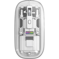 Mysz Marvo Mysz bezprzewodowa, Marvo PRISM B10 White, biała, optyczna, 1600DPI