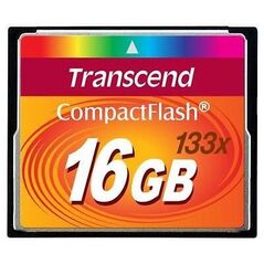 Karta Transcend 133x Compact Flash 16 GB  (TS16GCF133)