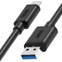 Unitek USB-A - Καλώδιο USB-C USB 1 m Μαύρο (Y-C474BK) 799627 4894160017246