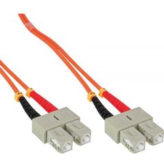 Καλώδιο εμπλάστρου οπτικών ινών InLine SC/SC, 50/125 μm, OM2, 0,5 m (83555) 873694 4043718072880