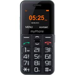 κινητό τηλέφωνο myPhone Halo Easy Μαύρο και ασημί 974884 5900495512376