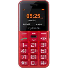 κινητό τηλέφωνο myPhone Halo Easy Κόκκινο και ασημί 974885 5900495512369