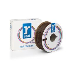 REAL PLA 3D Printer Filament - Brown - spool of 1Kg - 1.75mm (REALPLABROWN1000MM175) έως 12 άτοκες Δόσεις