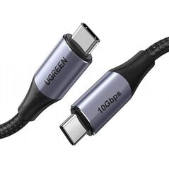 Kabel USB Ugreen USB-C - USB-C 1 m Szary (UGR455BLK)