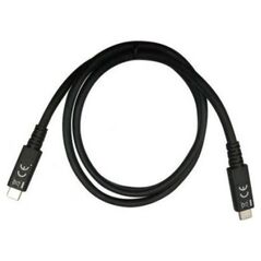Kabel USB Techly USB-C - USB-C 0.8 m Czarny (ICOC MUSB40-CMCM08)