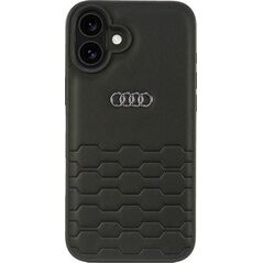 Audi Audi Synthetic Leather iPhone 16 Plus 6.7" czarny/black hardcase AU-TPUPCIP16M-GT/D2-BK