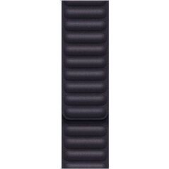 Apple Apple Pasek z karbowanej skóry w kolorze atramentowym do koperty 41 mm - rozmiar M/L