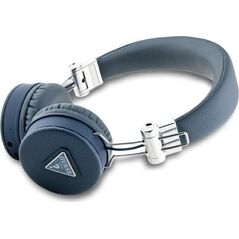 Słuchawki Guess Guess Bluetooth ENC GUBH70PGTSPSB blue/blue Grained Classic Round Shape
