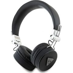 Słuchawki Guess Guess Bluetooth ENC GUBH70PGTSPSK on-ear headphones black/black Grained Classic Round Shape