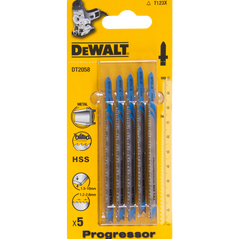 Dewalt Brzeszczoty do wyrzynarek typ T HSS100x74mm 5szt. do metalu DT2058 3098162 5035048060971