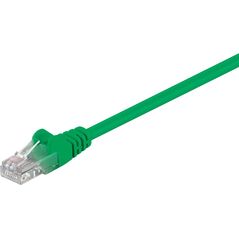 Goobay Kabel krosowy patchcord U/UTP kat. 5e CCA zielony 3m (68368) 3340481 4040849683688