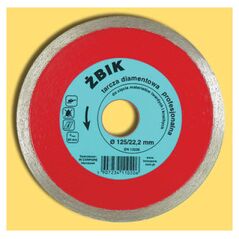 IN CORPORE Tarcza diamentowa Żbik pełna 125x22,2mm (11020) 3106051 5907234110206