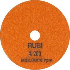 Rubi Dysk polerski na sucho granulacja 200 100mm (62972) 3369885 8413797629729