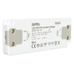 Zamel Zasilacz LED slim 12V DC 20W ZNS-20-12 (LDX10000138) 3383521 5903669194224