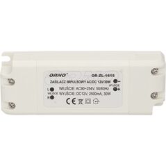 Orno Zasilacz LED 12V DC 30W 2,5A IP20 (OR-ZL-1615) 3383956 5901752486850