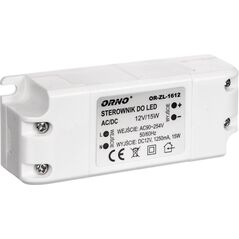 Orno Zasilacz LED 12V DC 15W 1,25A IP20 (OR-ZL-1612) 3383958 5901752486829