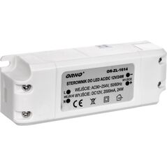 Orno Zasilacz LED 12V DC 24W 2A IP20 (OR-ZL-1614) 3383960 5901752486843