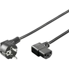 Kabel zasilający Goobay Kabel zasilający kątowy Schuko 3m (96032) 3395328 4040849960321