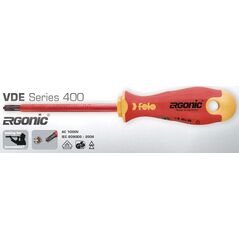 Felo Wkrętak krzyżowy H2 Ergonic 400 VDE izolowany 1000V 100 x 6mm (41620390) 3395348 4007157603135