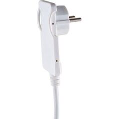 Orno Wtyczka płaska kątowa 2P 16A 250V z przewodem 1,5m, biała (OR-AE-1312/W) 3396270 5901752484368