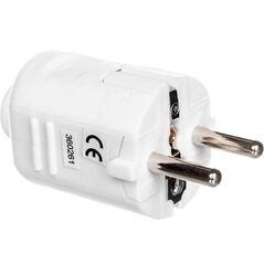 Emos Wtyczka prosta 10/16A 250V 2P+Z biała YV-FA-4Z (P0034) 3397761 8595025363862