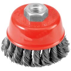 AWTools Szczotka doczołowa 65mm / Drut skręcany / GWINT M14(AW40538) 3404625 5902198748816