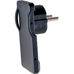 Orno Wtyczka płaska kątowa 2P 16A 250V czarna (OR-AE-1311/B) 3406521 5901752484351